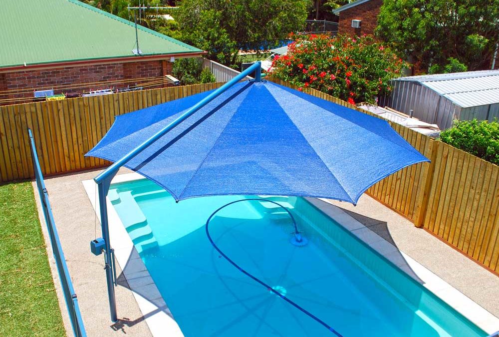 Blue Pool Umbrella